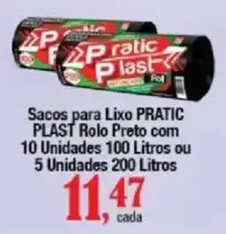 Supermercados Unidos Sacos para Lixo PRATIC PLAST oferta