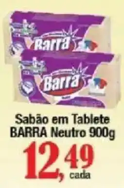 Supermercados Unidos Sabão em Tablete Barra Neutro oferta