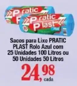 Supermercados Unidos Sacos para Lixo Pratic Plast oferta