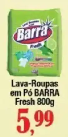 Supermercados Unidos Lava-Roupas em Pó Barra Fresh oferta