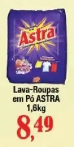 Supermercados Unidos Lava-Roupas em Pó Astra oferta