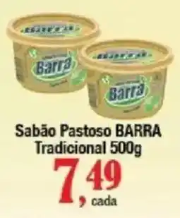 Supermercados Unidos Sabão pastoso barra tradicional oferta