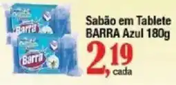 Supermercados Unidos Sabão em Tablete Barra Azul oferta