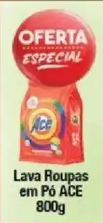 Supermercados Unidos Lava roupas em pó ace oferta