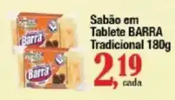 Supermercados Unidos Sabão em tablete barra tradicional oferta