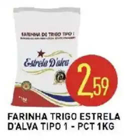 Farinha trigo estrela d'alva tipo 1