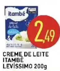 Calvo Atacadista Creme de leite itambé levíssimo oferta