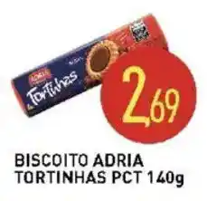 Calvo Atacadista Biscoito adria tortinhas pct oferta