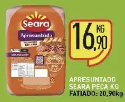 Calvo Atacadista Apresuntado seara peça kg oferta