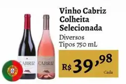 Novo Atacarejo Vinho cabriz colheita selecionada diversos tipos oferta