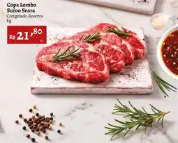 Novo Atacarejo Copa lombo suíno seara congelado reserva oferta
