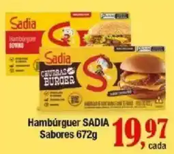 Supermercados Unidos Hambúrguer sadia sabores oferta