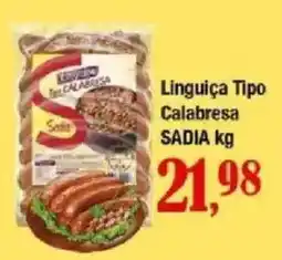 Supermercados Unidos Linguiça Tipo Calabresa oferta