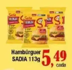 Supermercados Unidos Hambúrguer sadia oferta