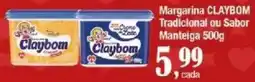 Supermercados Unidos Margarina claybom tradicional ou sabor manteiga oferta