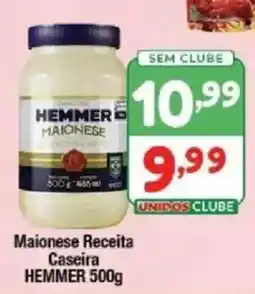 Supermercados Unidos Maionese receita caseira hemmer oferta