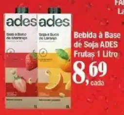 Supermercados Unidos Bebida à Base de Soja ADES Frutas oferta
