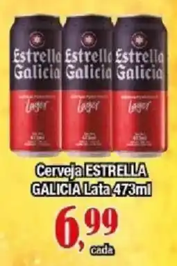 Supermercados Unidos Cerveja estrella galicia lata oferta