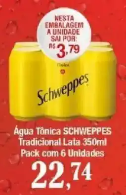 Supermercados Unidos Água Tônica Schweppes Tradicional oferta