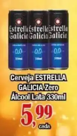 Supermercados Unidos Cerveja estrella galicia zero oferta