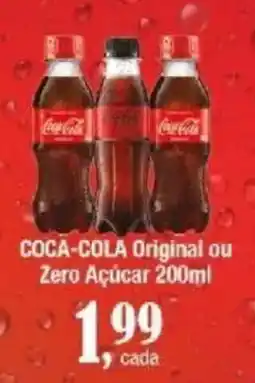 Supermercados Unidos Coca-Cola original ou zero açúcar oferta