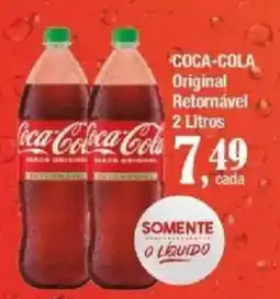 Supermercados Unidos Coca-cola original retornável oferta