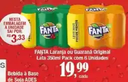 Supermercados Unidos Fanta Laranja ou Guaraná Original oferta