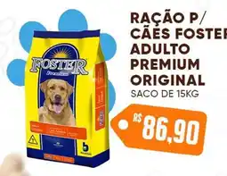 Villefort Atacadista Ração p/ cães foster adulto premium original oferta