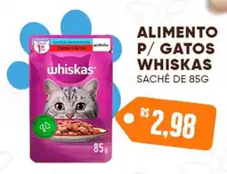 Villefort Atacadista Alimento p/ gatos whiskas oferta