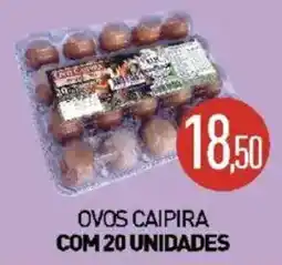 Calvo Atacadista ovos caipira oferta