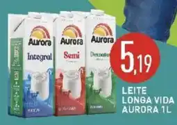 Calvo Atacadista Leite longa vida aurora 1l oferta