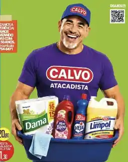Calvo Atacadista Papel higienico dama oferta