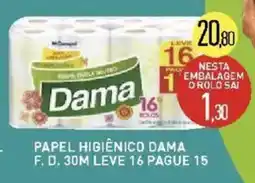 Calvo Atacadista Papel higiênico dama oferta