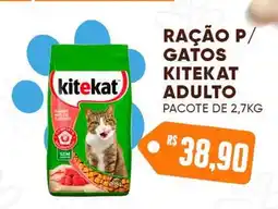 Villefort Atacadista Ração p/ gatos kitekat adulto oferta