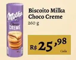 Novo Atacarejo Biscoito Milka Choco Creme oferta