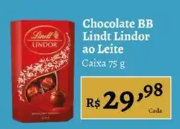 Novo Atacarejo Chocolate bb lindt lindor ao leite oferta