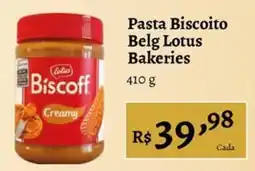Novo Atacarejo Pasta Biscoito Belg Lotus Bakeries oferta