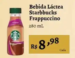 Novo Atacarejo Bebida Láctea Starbucks Frappuccino oferta