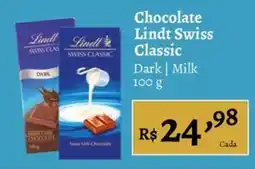 Novo Atacarejo Chocolate Lindt Swiss Classic oferta