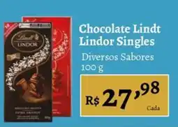 Novo Atacarejo Chocolate lindt lindor singles oferta