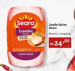 Novo Atacarejo Lombo suíno seara oferta