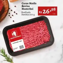 Novo Atacarejo Carne moída bovina masterboi oferta