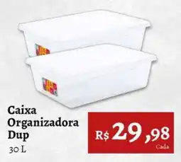 Novo Atacarejo Caixa Organizadora Dup oferta