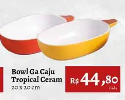Novo Atacarejo Bowl Ga Caju Tropical Ceram oferta