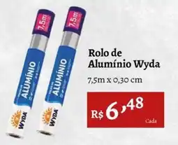 Novo Atacarejo Rolo de Alumínio Wyda oferta