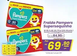 Stok Center Fralda Pampers Supersequinha oferta