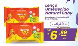 Stok Center Lenço Umedecido Natural Baby oferta