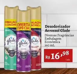 Novo Atacarejo Desodorizador Aerossol Glade oferta