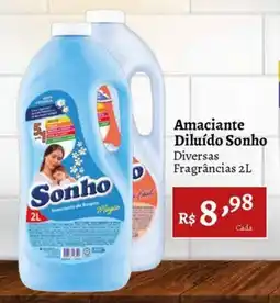 Novo Atacarejo Amaciantede roupas sonho oferta