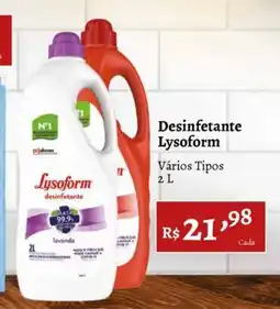 Novo Atacarejo Desinfetante Lysoform Vários Tipos oferta